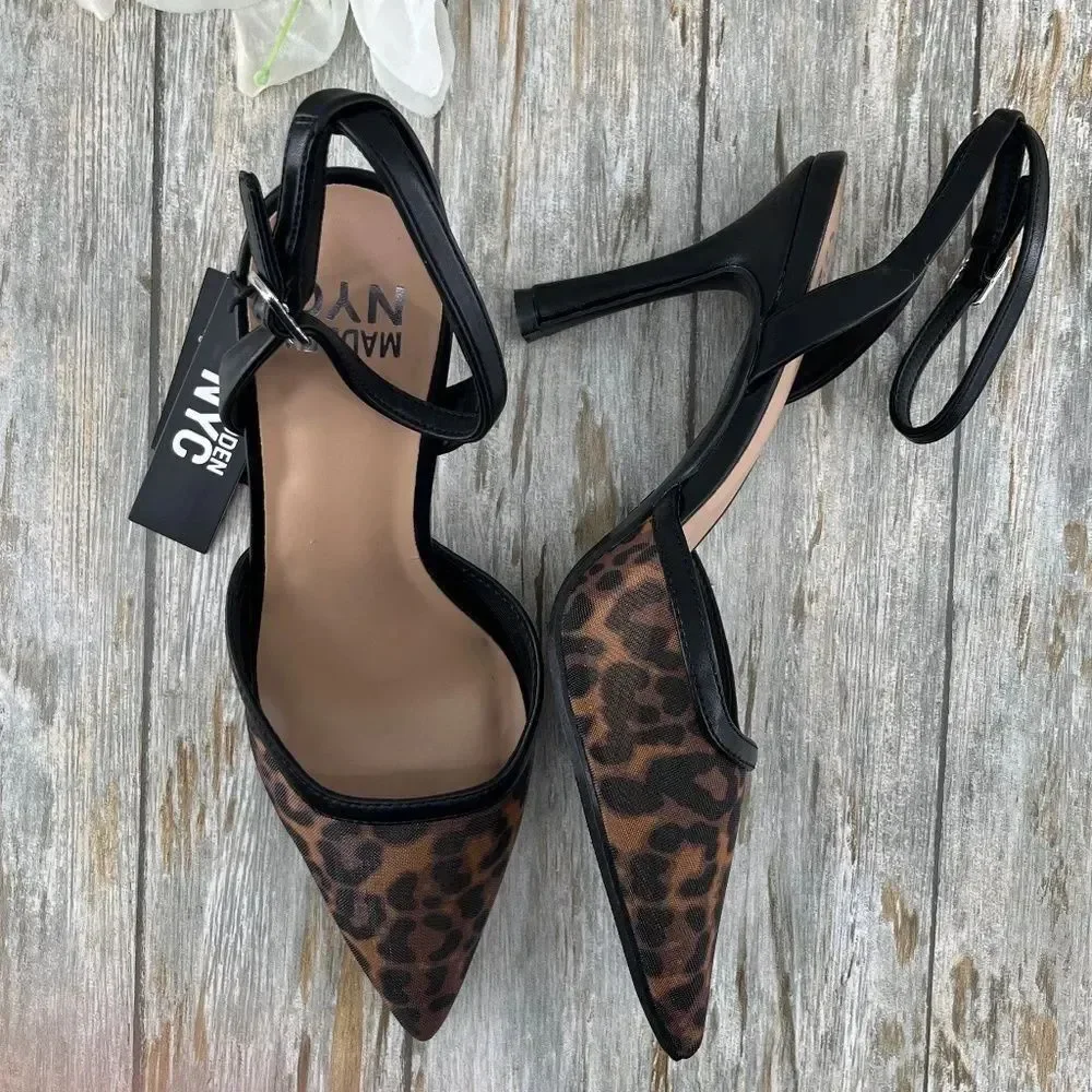 Madden Mesh Pointed Toe Stiletto Heels Shoes Size 11